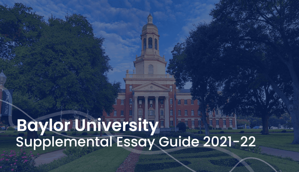 baylor college essay questions