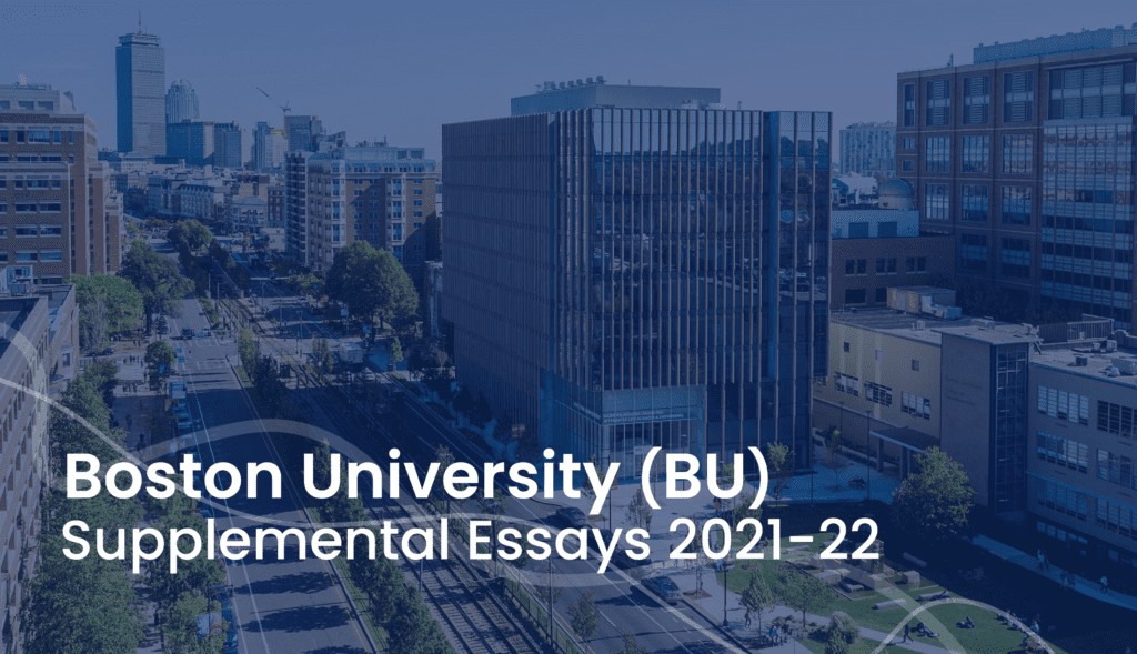 boston university essay 2021