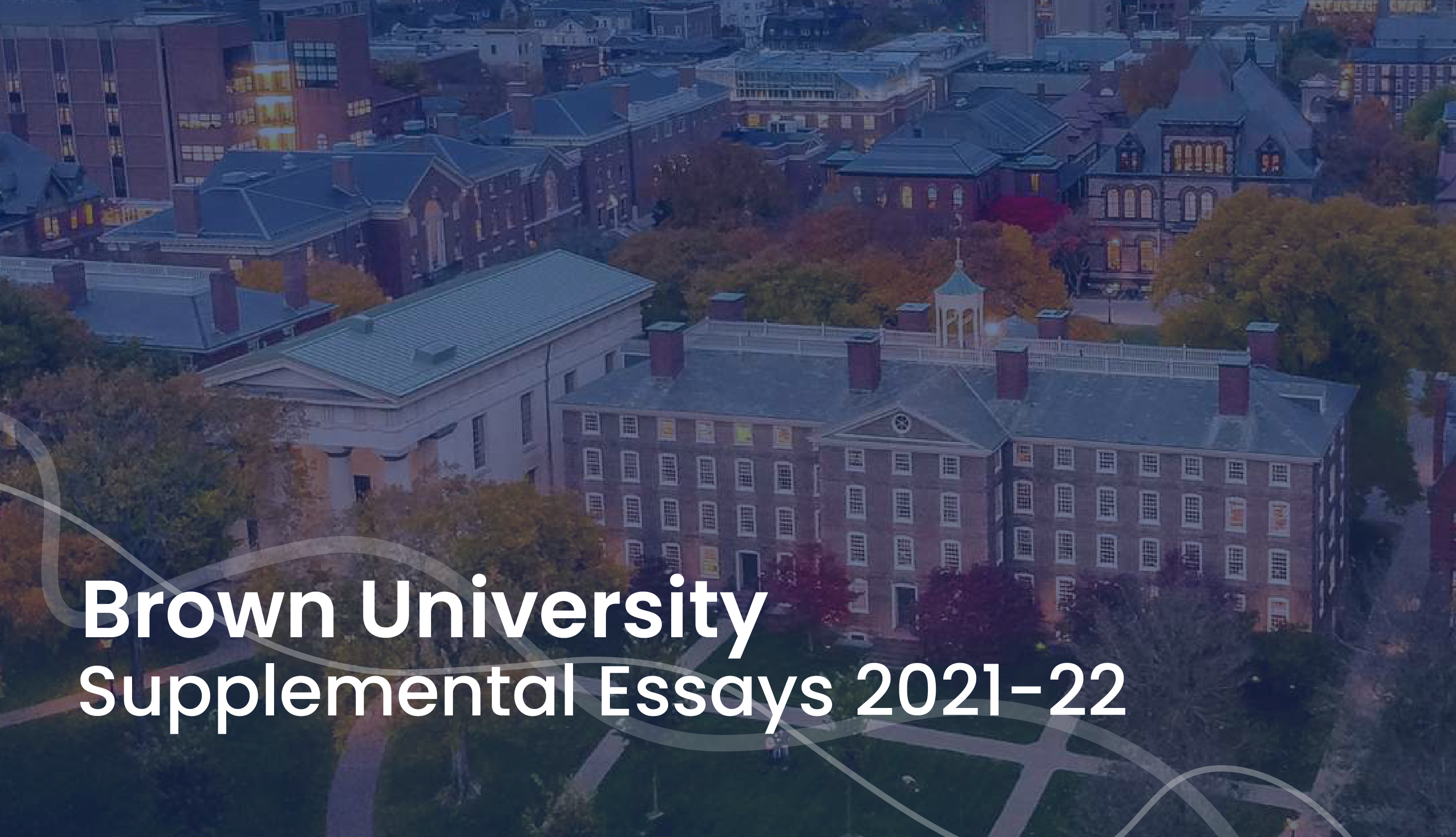 brown university essay 2021