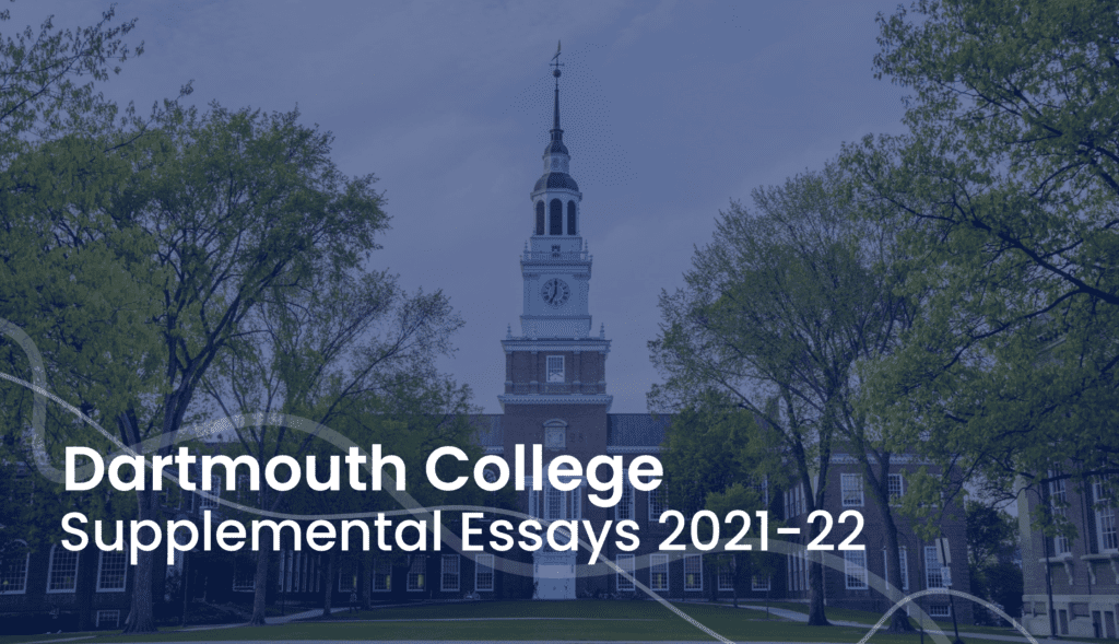 college essay advisors dartmouth