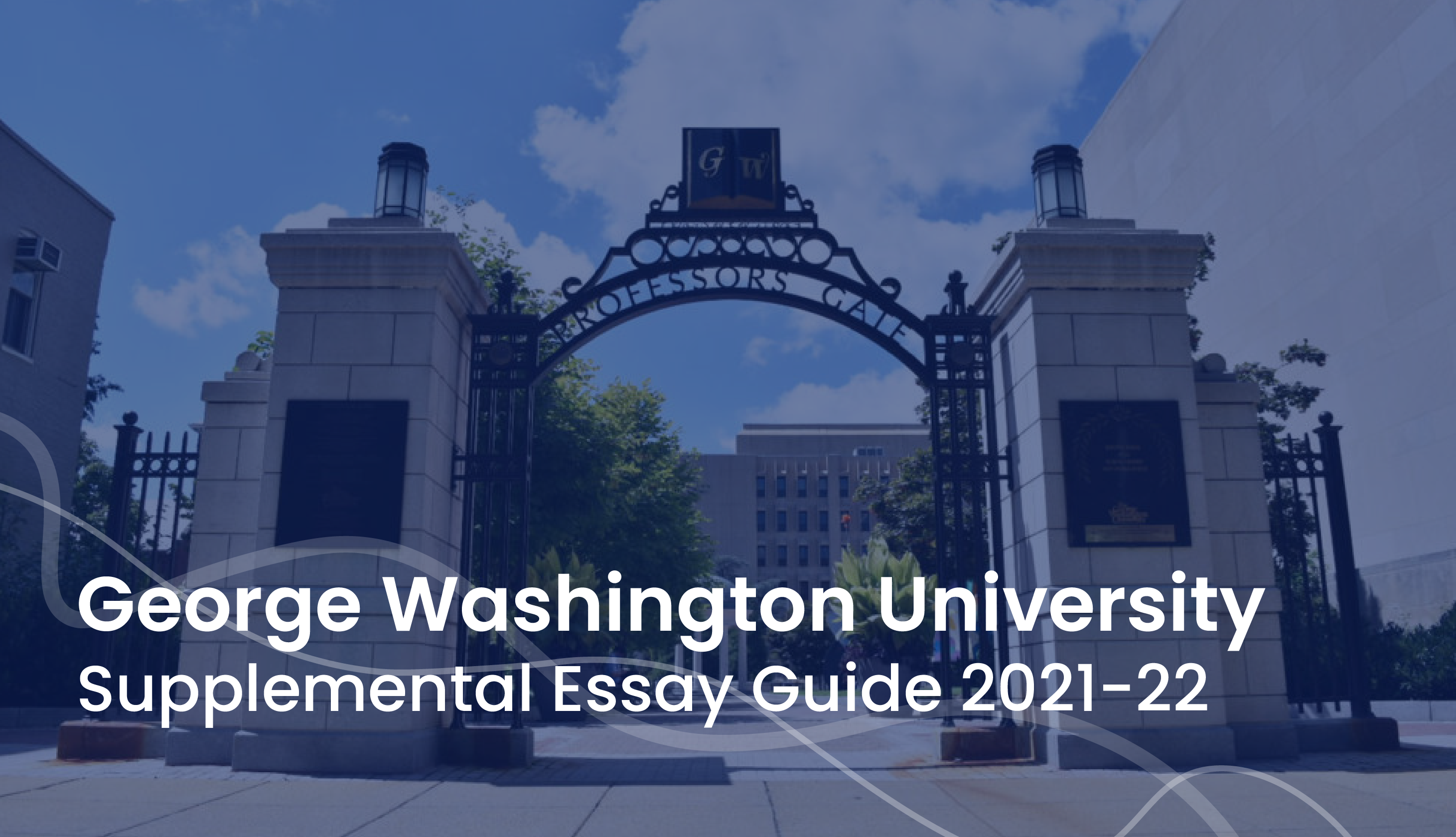 does george washington university have supplemental essays