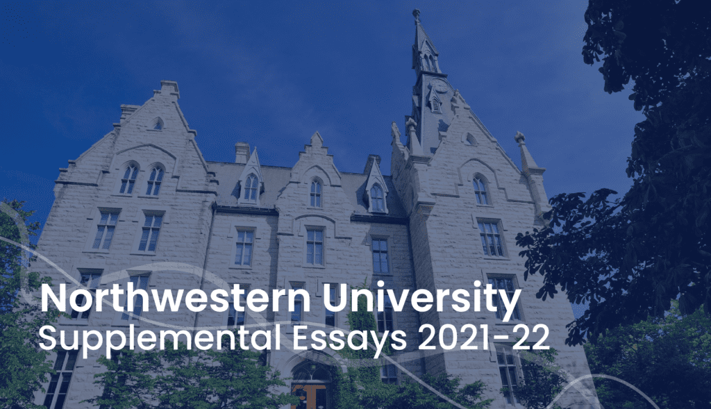 northwestern supplemental essays 2021 22