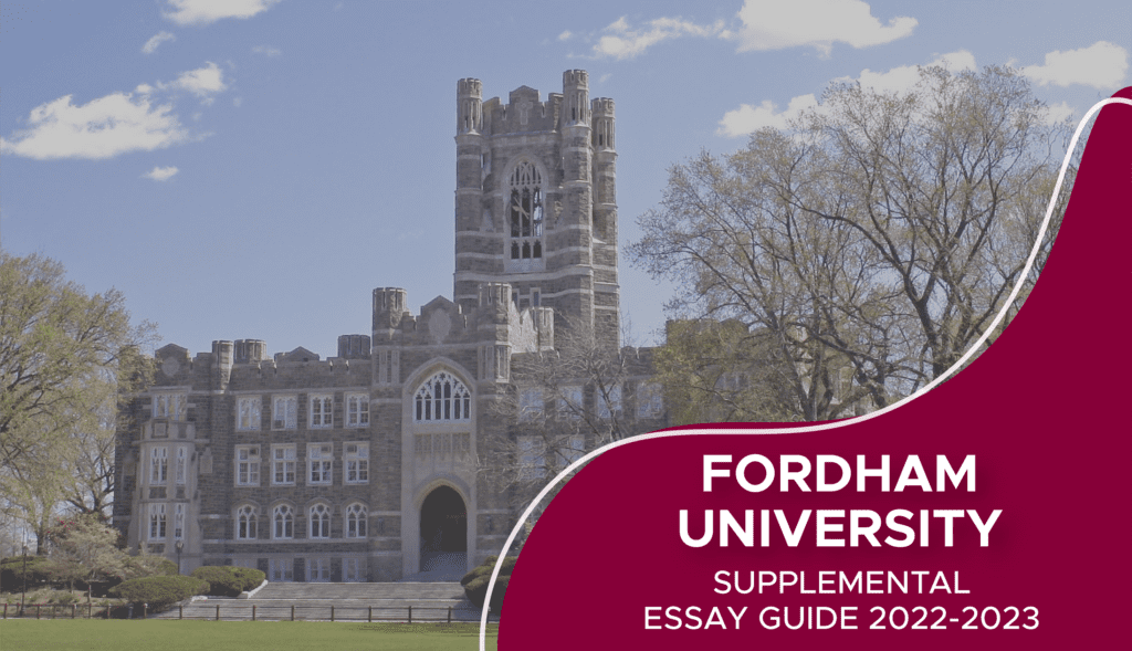 fordham supplemental essay questions