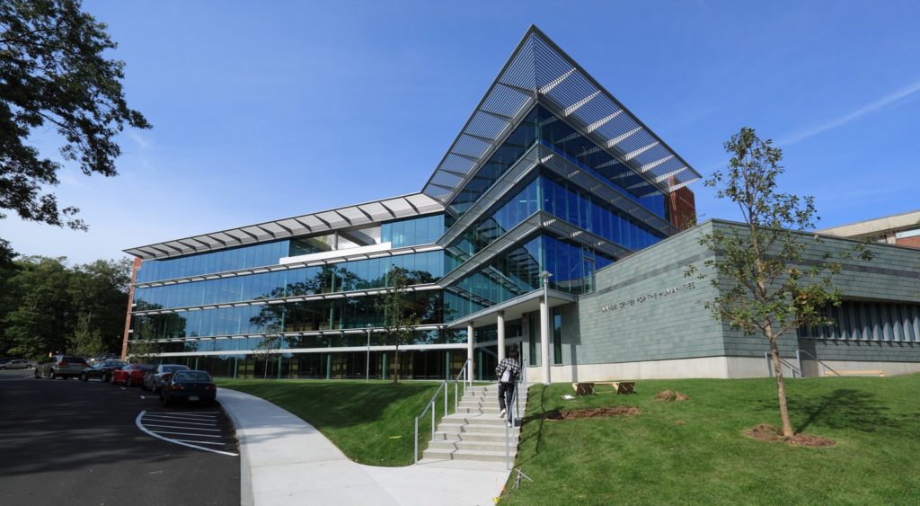 brandeis supplemental essays; collegeadvisor.com image: a photo of brandeis student center