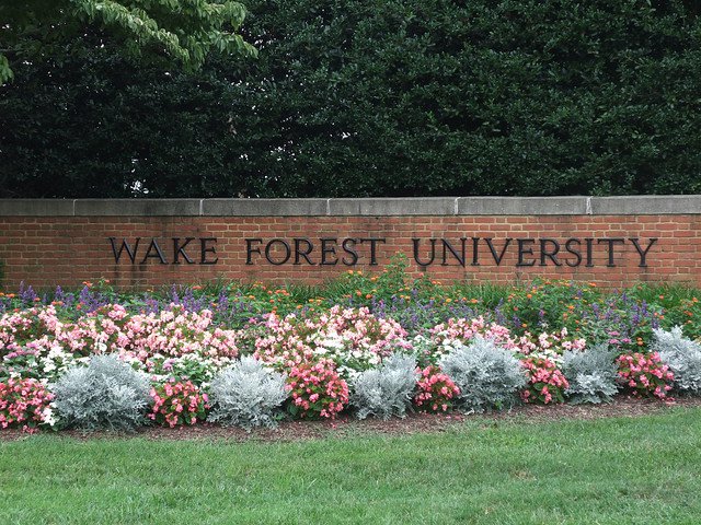 suburban colleges; wake forest