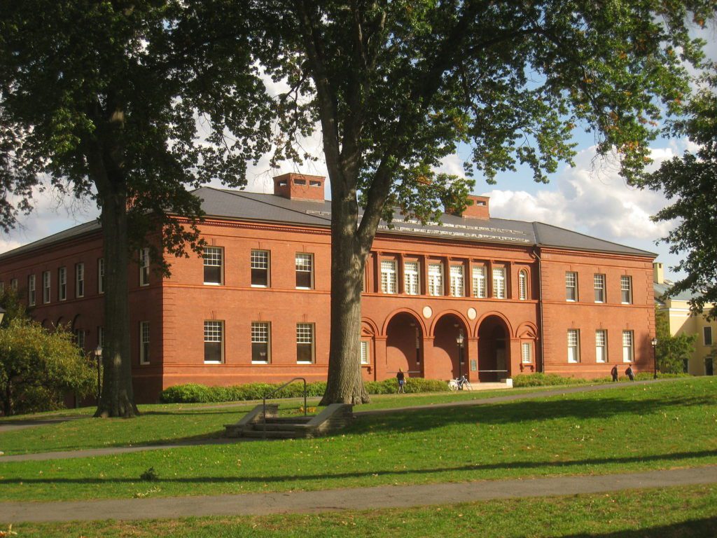How to Get into Amherst College; CollegeAdvisor.com image: a photo of Amherst College campus building