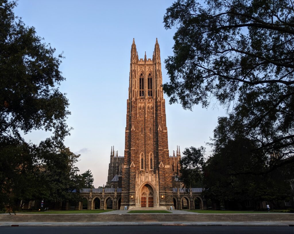 best pre med schools- duke