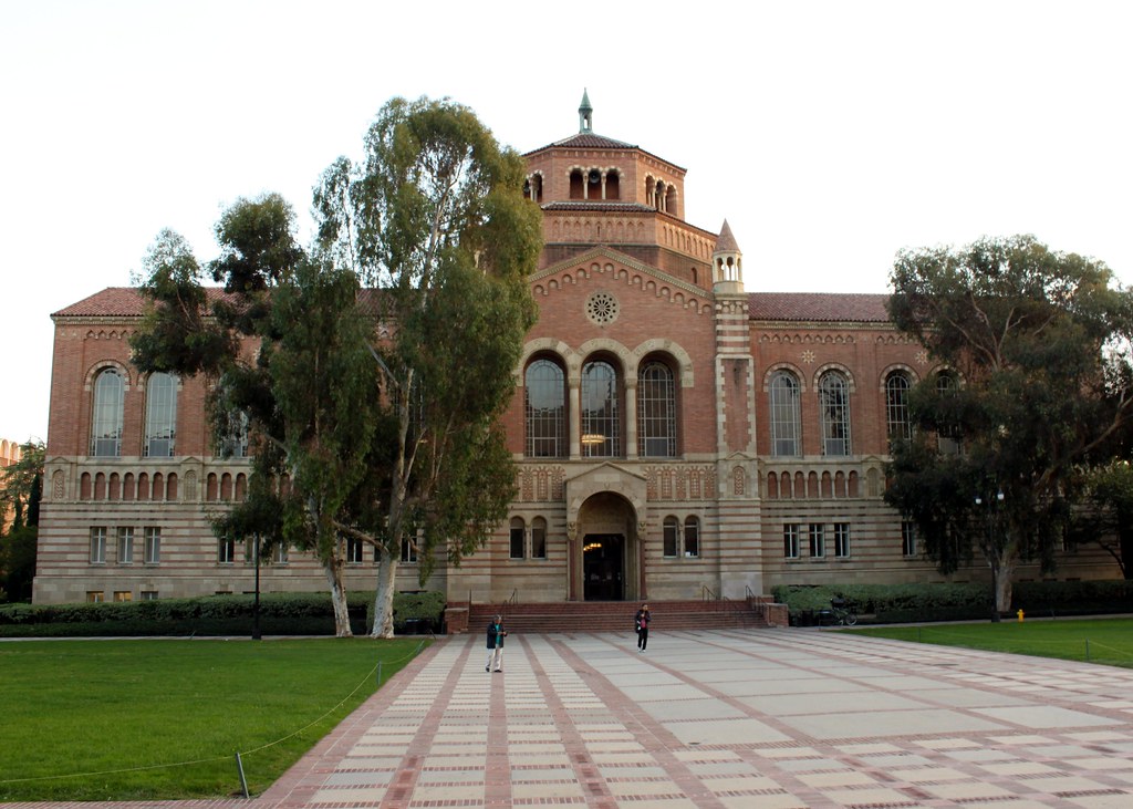 How to Get into UCLA; collegeadvisor.com image: a photo of UCLA main library