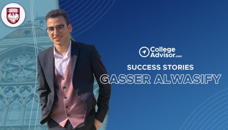 client success stories; collegadvisor.com image: a photo of Gasser Alwasify