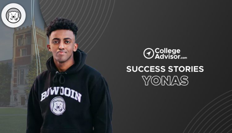 client success stories; collegadvisor.com image: a photo of Yonas