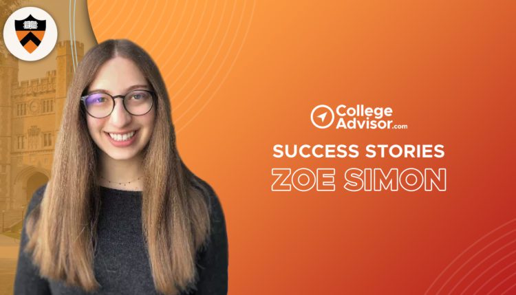 client success stories; collegadvisor.com image: a photo of Zoe