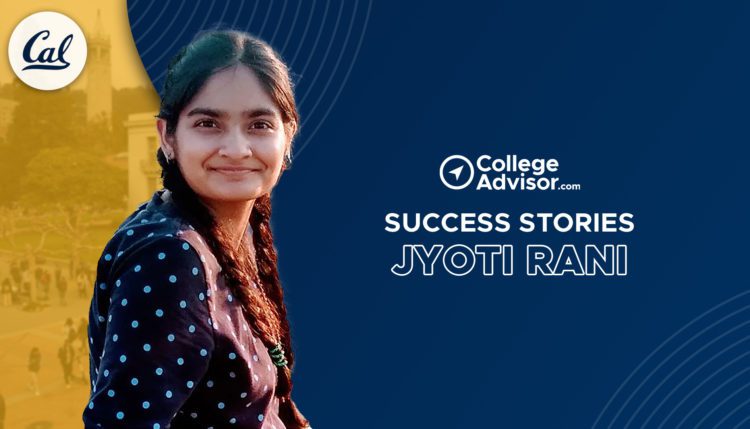 college admissions process; collegeadvisor.com image: a photo of jyoti rani