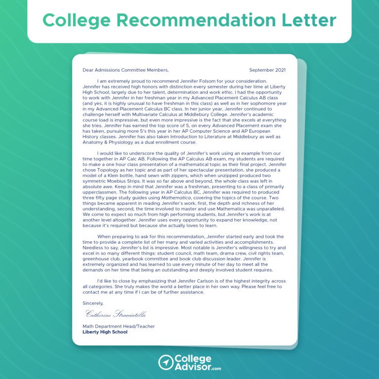 uc application letters of recommendation
