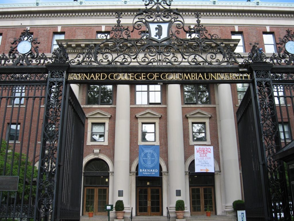 best colleges in new york- barnard college