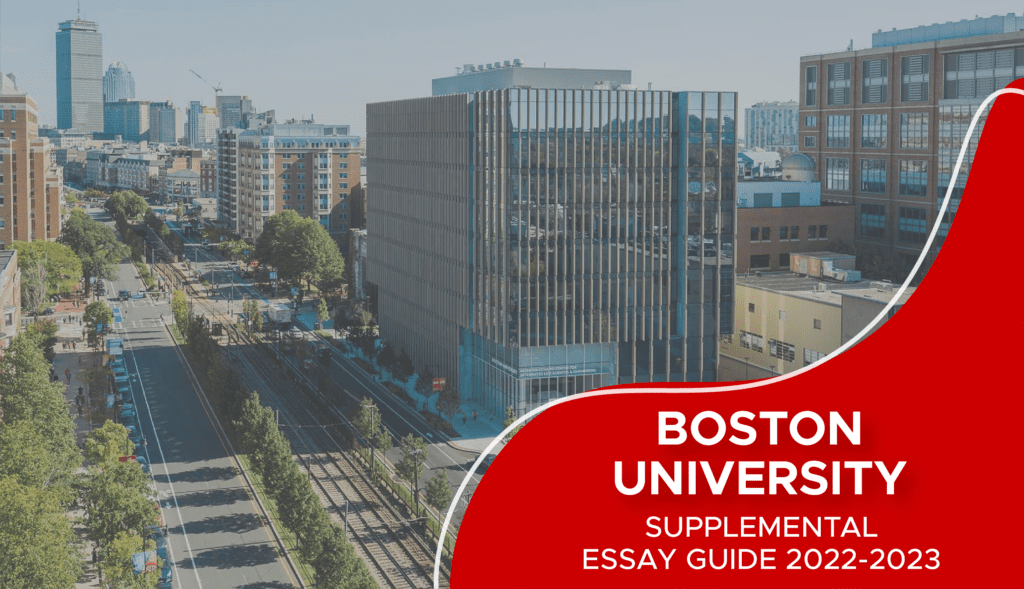 boston university essays 2022