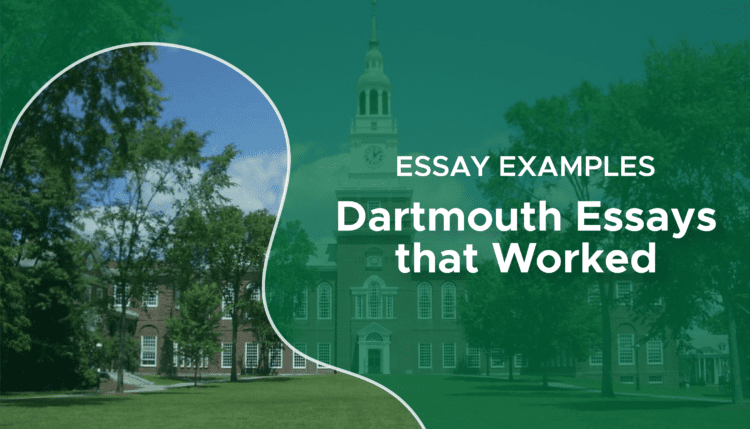 dartmouth essays that worked