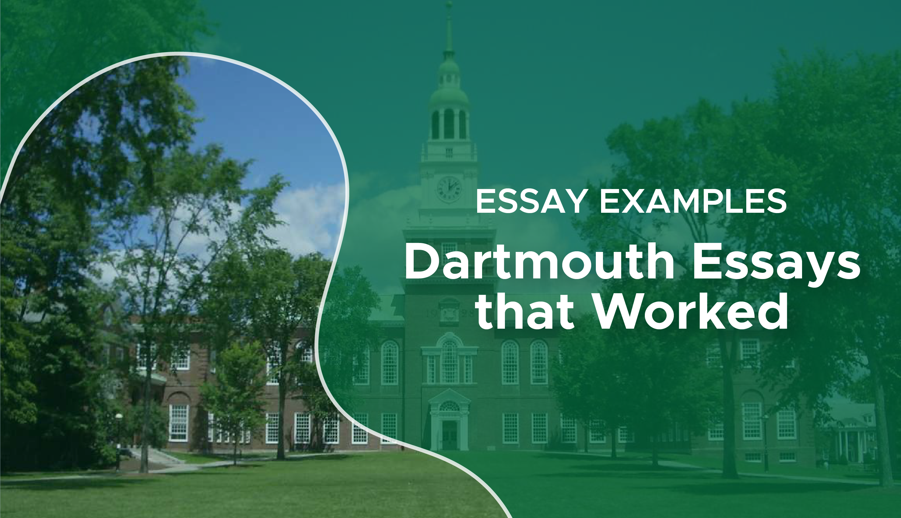 dartmouth essay topics
