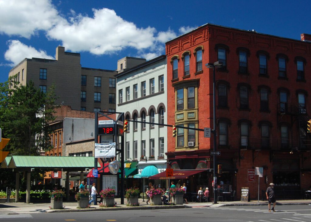 best college towns - ithaca