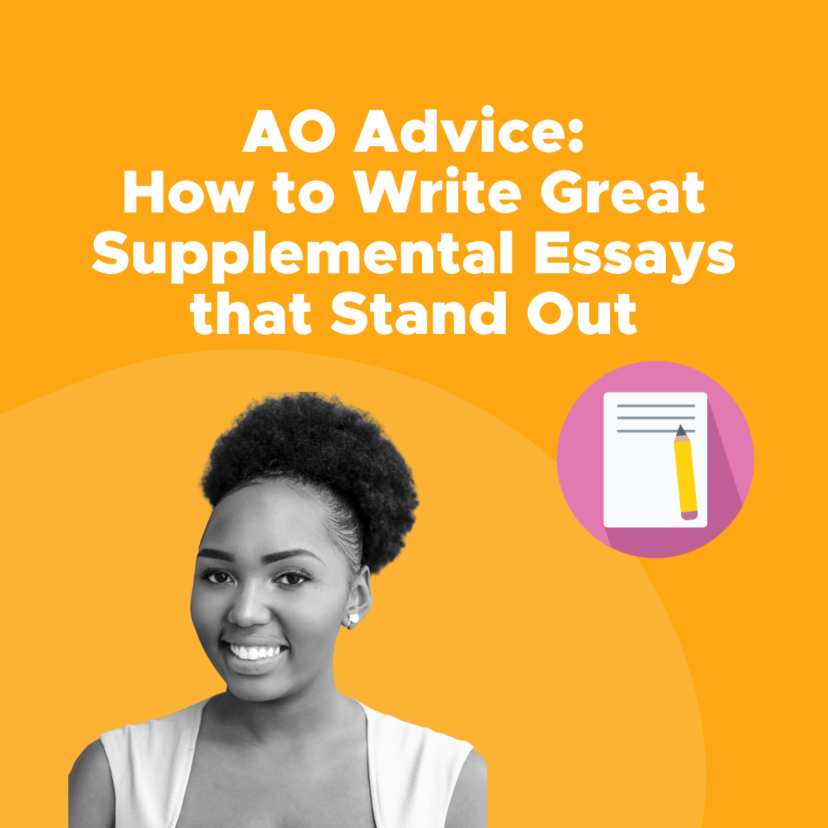 how to write supplemental essays fast