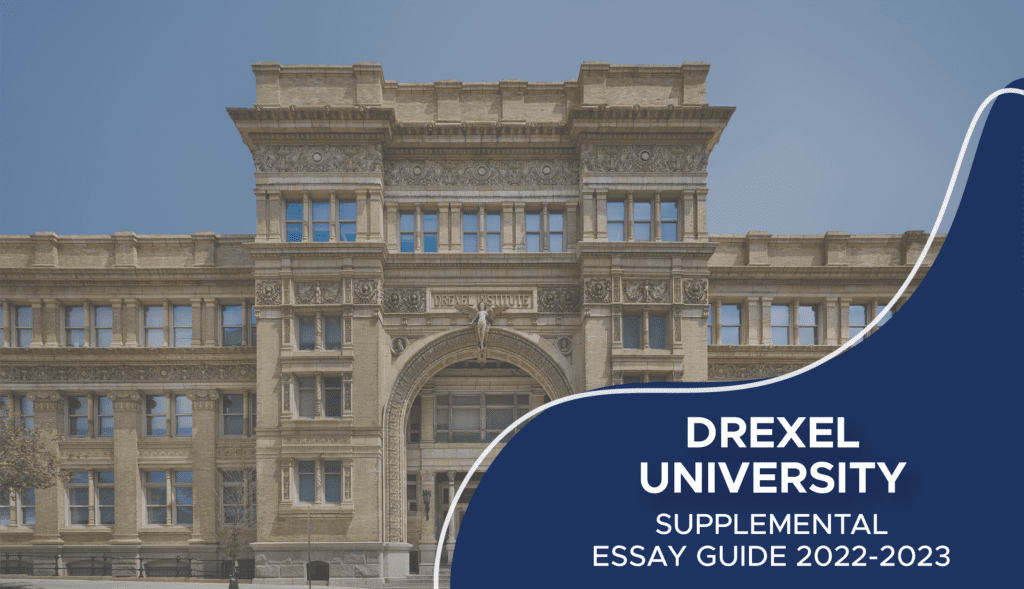 drexel university supplemental essays 2022 23