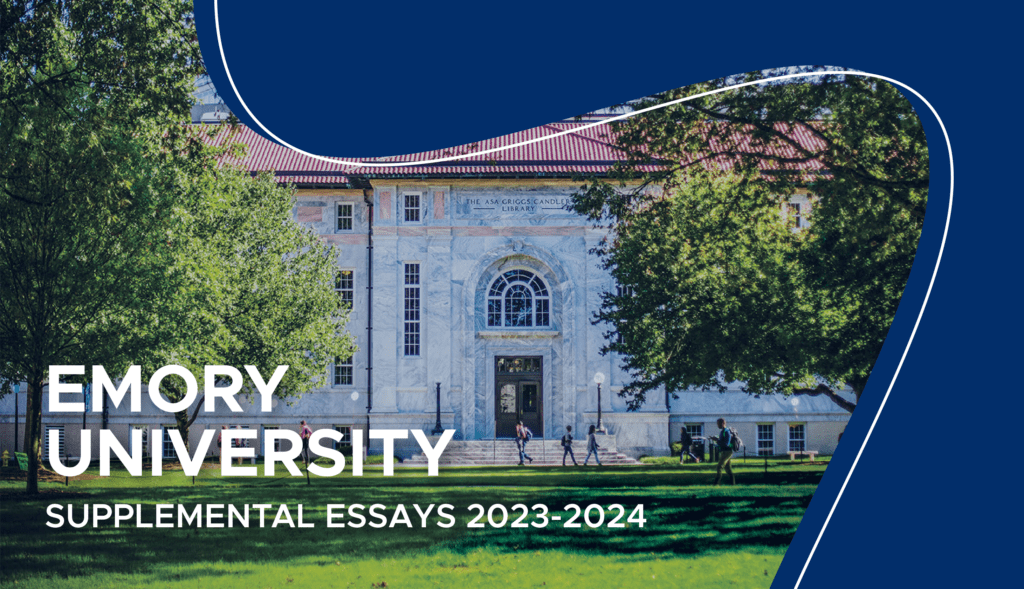 Emory Essays Emory Supplemental Essays
