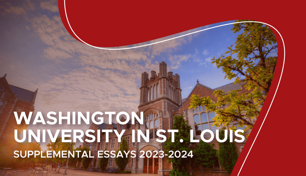 washu supplemental essays 2023