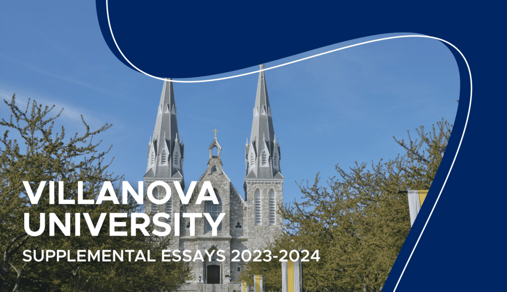 does villanova university have supplemental essays