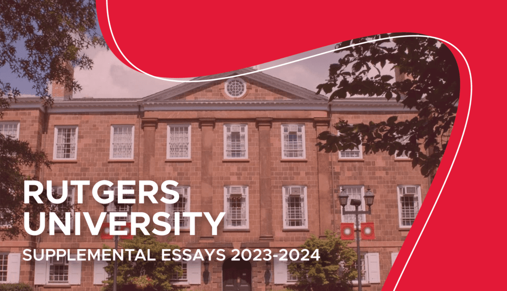 rutgers university new brunswick supplemental essay