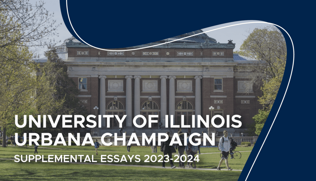 UIUC Supplemental Essays UIUC Essays
