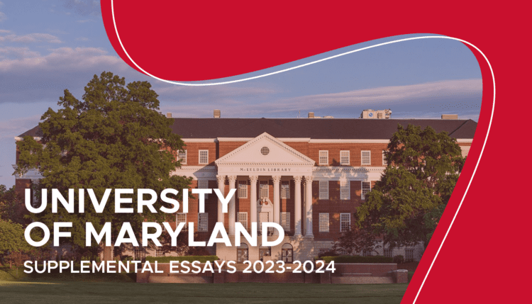 university of maryland supplemental essays