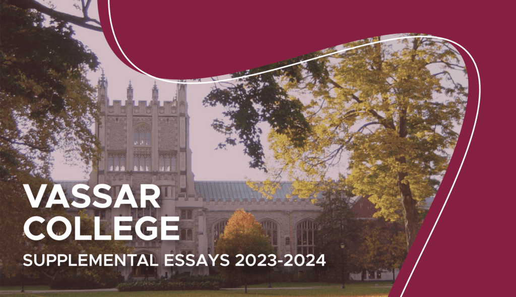 vassar supplemental essays 2024