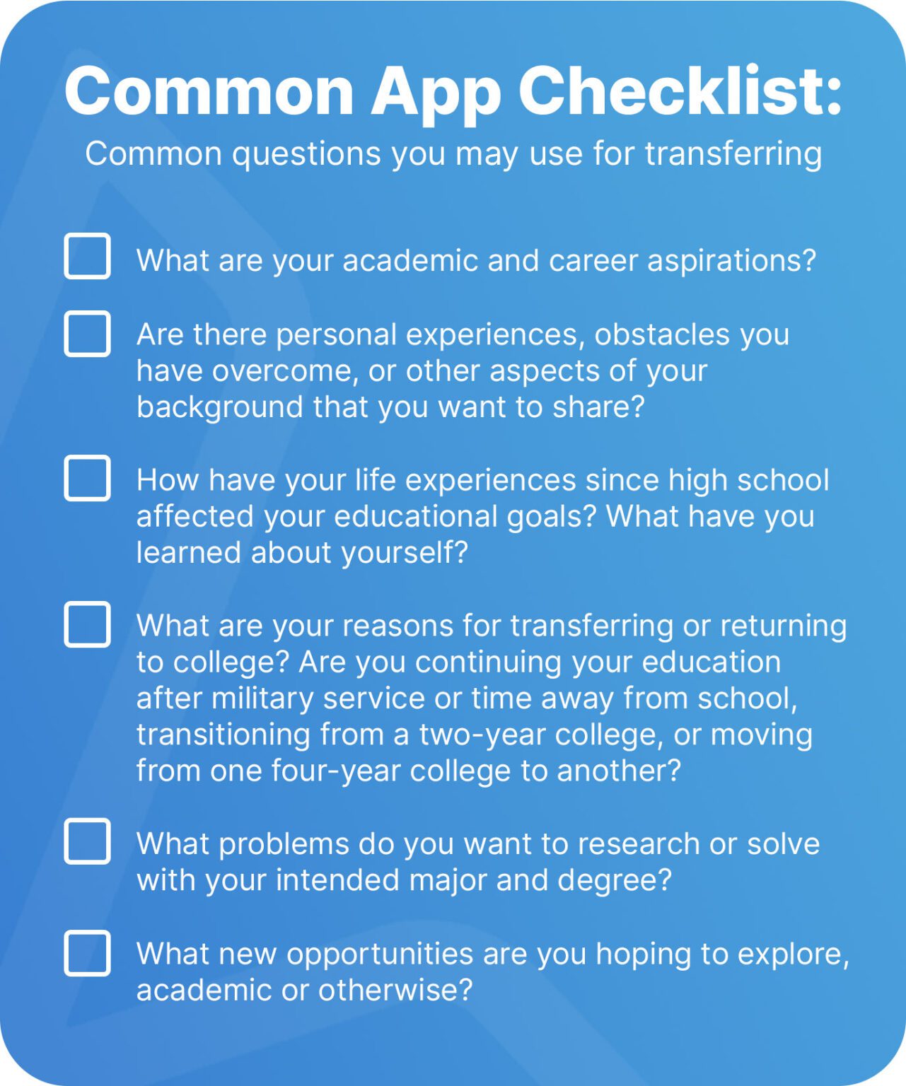 Common App Transfer Transferring Colleges with Common App
